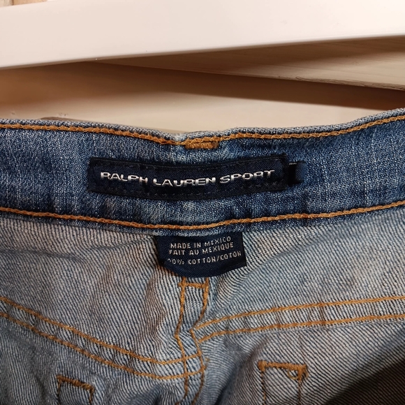 Ralph Lauren Sport Denim Jean Shorts‎ - Size 6 - Picture 5 of 5